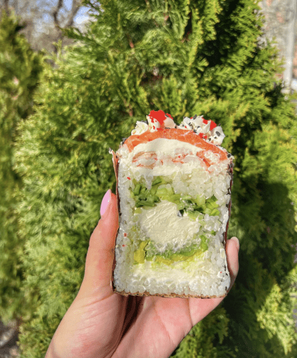 Суши-паска в разрезе