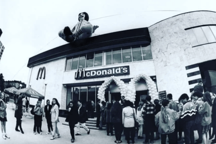 Открытие McDonald’s в Киеве