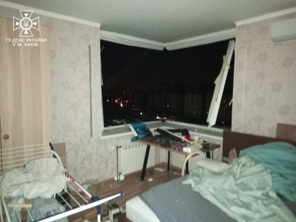 Взрыв на Троещине в Киеве