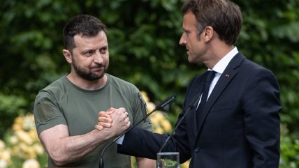 Володимир Зеленський та Еммануель Макрон