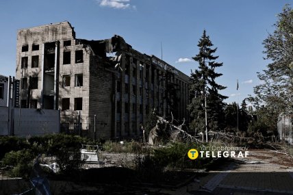 Наслідки ворожої атаки у Дружківці. Фото: Ян Доброносов "Телеграф"