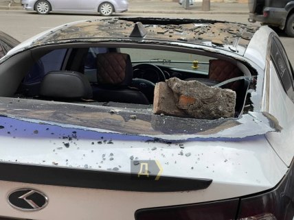 В Одессе разрушился фасад кинотеатра