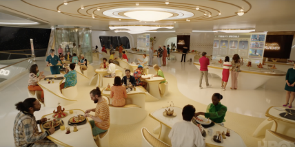 Представление о космическом туризме в сериале Avenue 5