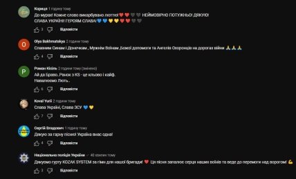 відгуки про нову пісню Kozak System