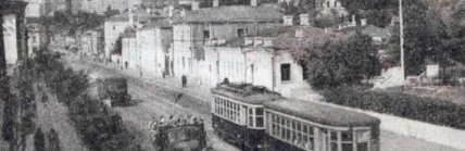 Трамвайные пути на улице Клочковской