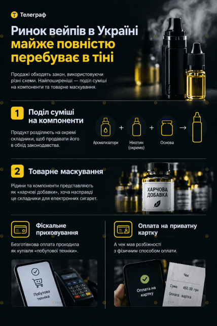 Рынок вейпов - схемы