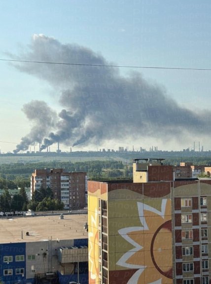 Наслідки удару дронів по Нижньокамську 8 липня 2026
