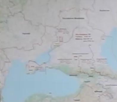 Карта в кабинете Герасимова