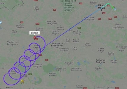 Запрет авиасообщения с Беларусью