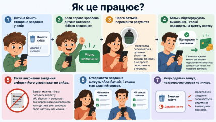 В приложении mono появились задания с вознаграждением для детей