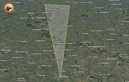 Донецьк на карті