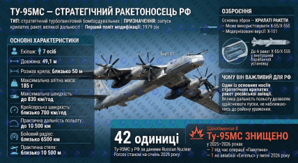 Інформація про російський літак Ту-95МС