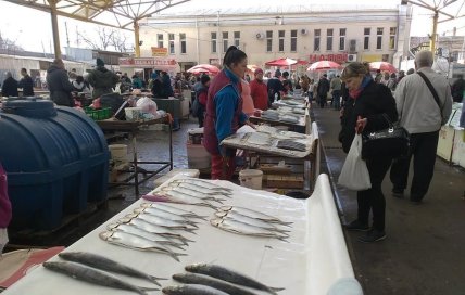 Одесский привоз, селедка