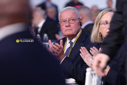 Кіт Келлог серед гостей Молитовного сніданку. Фото: Ян Доброносов, Telegraf