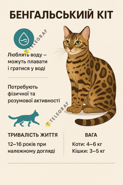 Бенгальский кот – основные факты