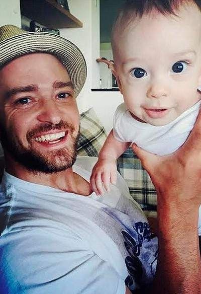 Джастин Тимберлейк показал своего маленького сына