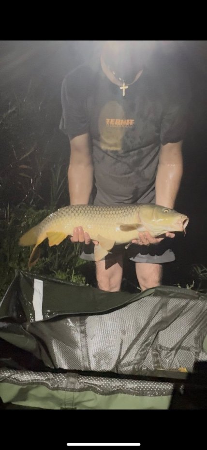 Мужчина в Кривом Роге поймал карпа