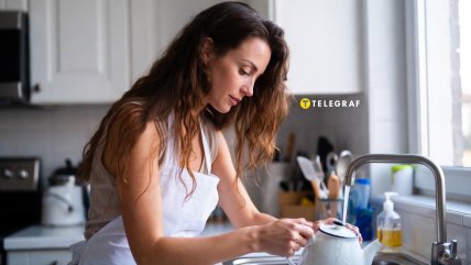 кухня, мытье посуды, чайник, накипь