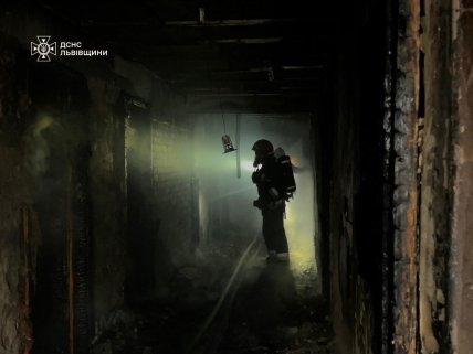 Пожежа в готелі у Львові