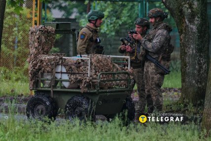 Українські захисники в Дружківці