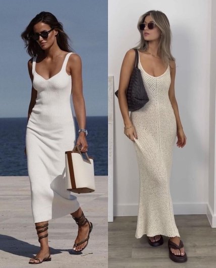 Летние образы с трикотажем
