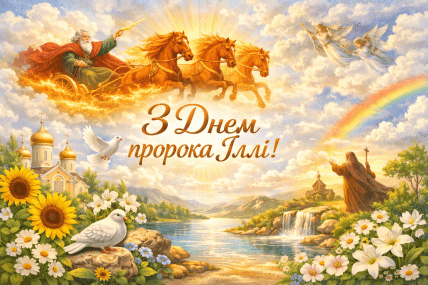 День пророка Ильи, открытки, картинки, поздравления