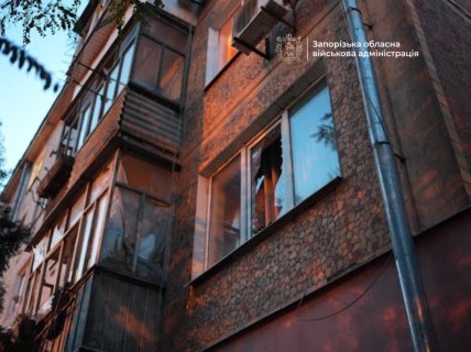 Последствия удара по Запорожью 22 сентября