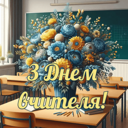 День вчителя, картинки, листівки, привітання, свято