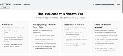 Міжнародна платформа економічної дипломатії Nazovni