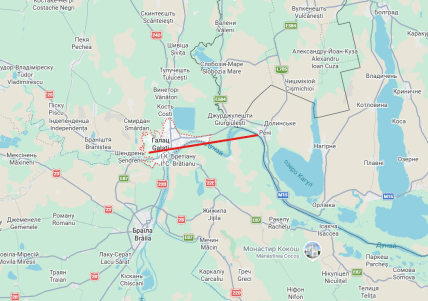 Дрон залетів на територію Румунії в ході атаки на Рені