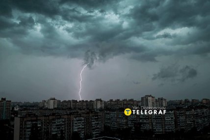Гроза в Киеве 29 июня 2026