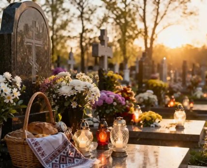 кладбище в поминальній день