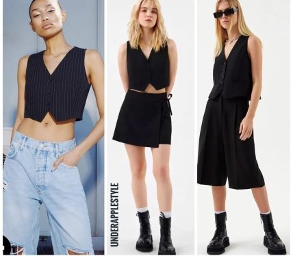 жилет на голое тело