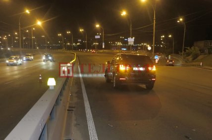 машина ДТП Дружбы народов мост Патона 