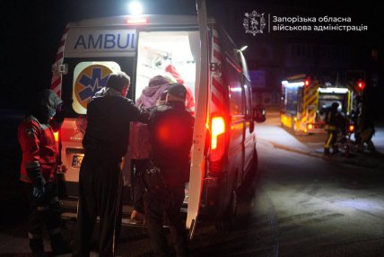 Поранені через удар РФ по Запоріжжю 16.03.2026