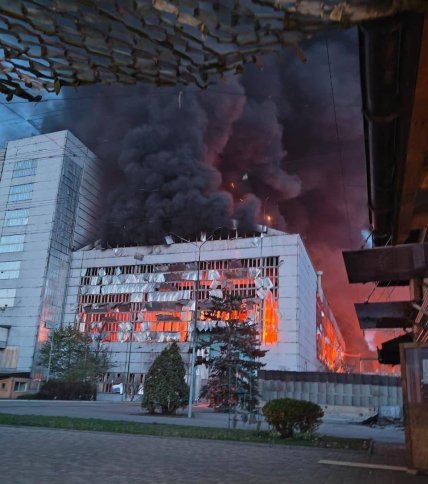 Трипільська ТЕС після атаки Росії