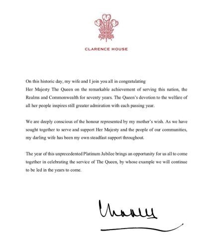 Обращение принца Чарльза