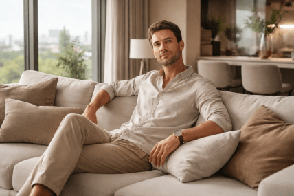 Спокойный мужчина