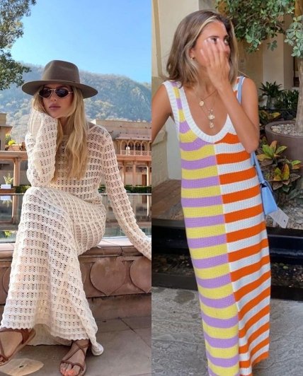 Летние образы с трикотажем