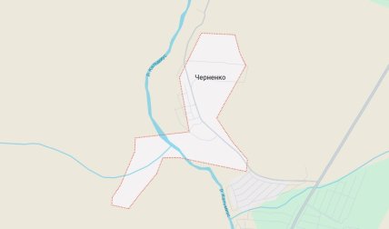 Село Черненко. Карта