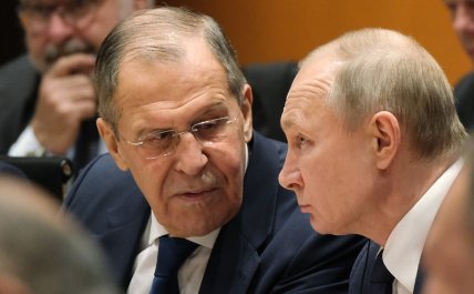 Сергей Лавров и Владимир Путин