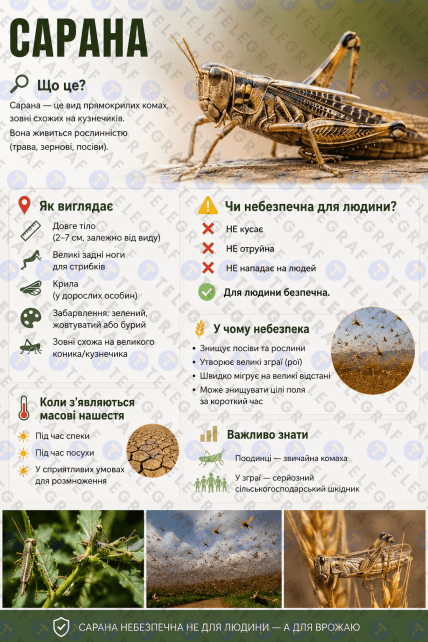 Що потрібно знати про сарану