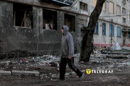 Улицы города почти пусты