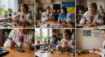 Домогосподарки роблять дрони