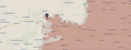 Зеленая роща на карте Deepstate