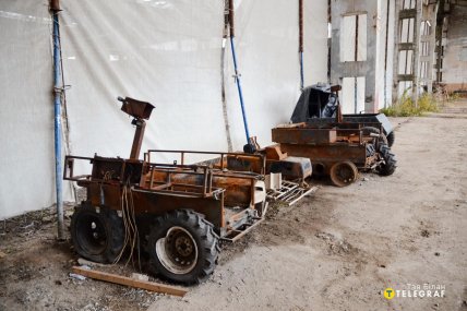 Фото наземні дрони, які закрили небезпечну ділянку замість людини