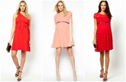 Стильная беременность: платье на День Валентина (ФОТО) - изображение №1