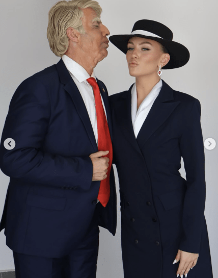 Тейлор Малков та Хаїм Перштейн в образі Трампа і Меланії