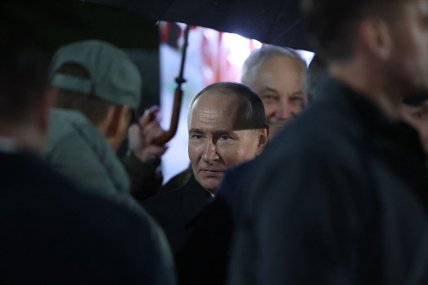Лицо Путина с другого ракурса