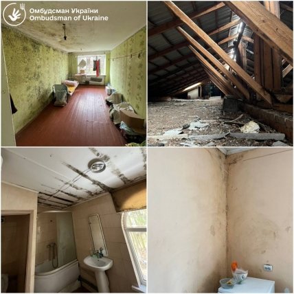 Фото условий жилья для ВПЛ в Волынской области.
